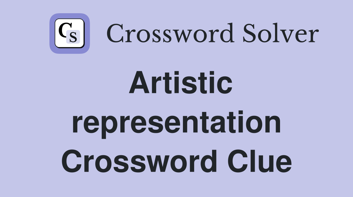 visual representation crossword clue